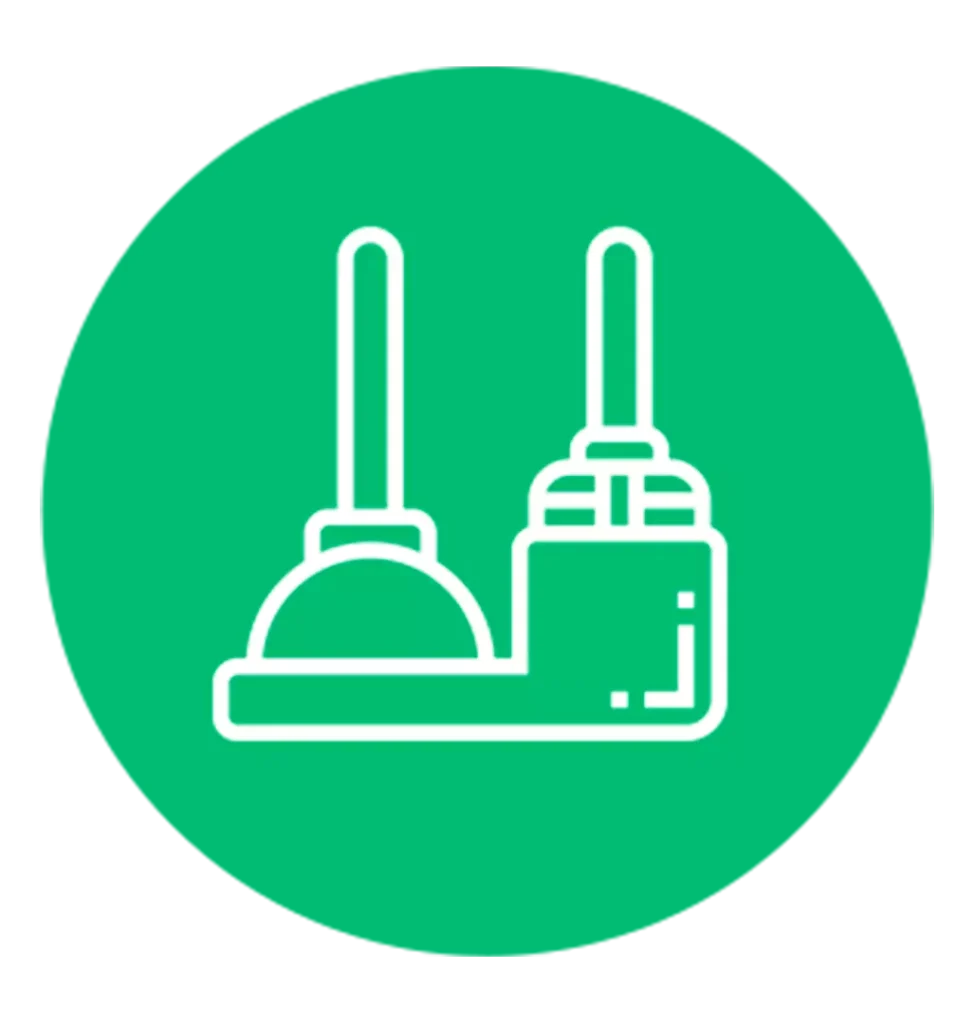 Desentupimento de pias, ralos, vaso sanitário e tanques